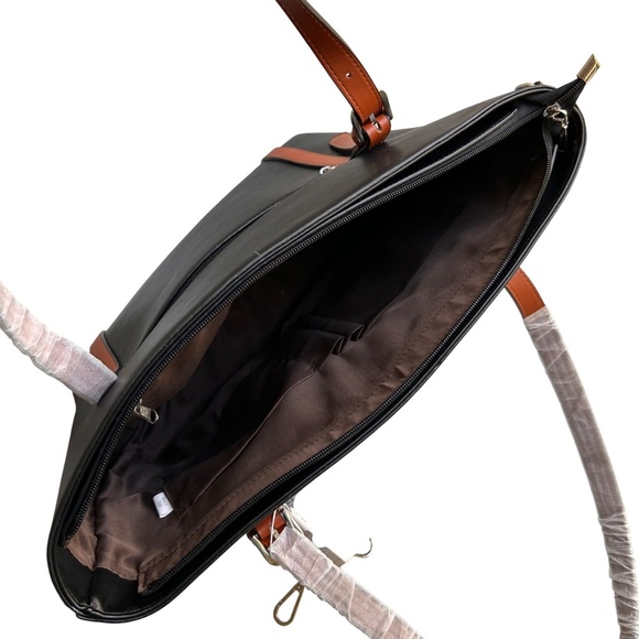 NWT CLUCI Vegan Leather Briefcase Bag - Picture 9 of 12